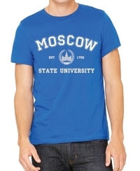 Футболка "МГУ", синяя