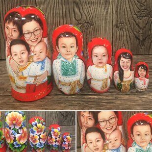 Большая и счастливая семья, фон жостово